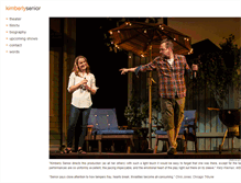 Tablet Screenshot of kimberlysenior.net